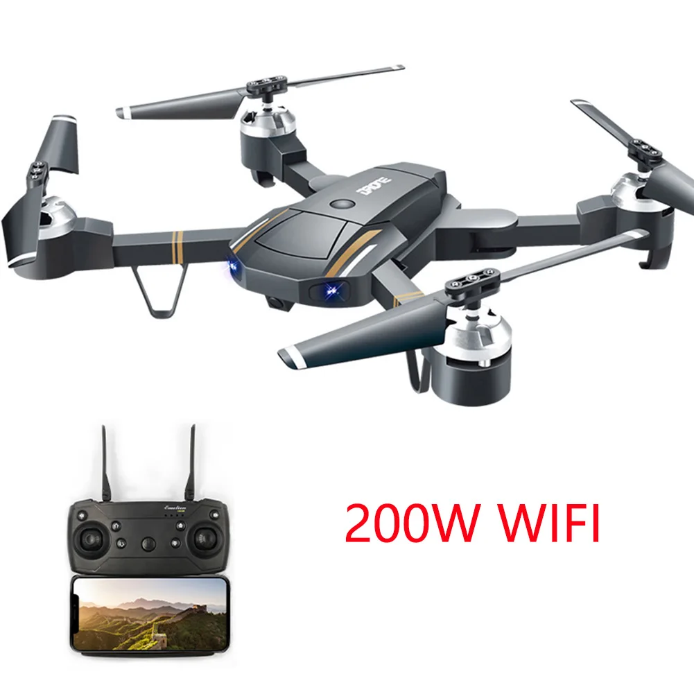 

GW58 Multifunctional WIFI FPV Altitude Hold G-sensor Drone Plastic RC Helicopter Trajectory Flight HD Camera 3D Flips Foldable
