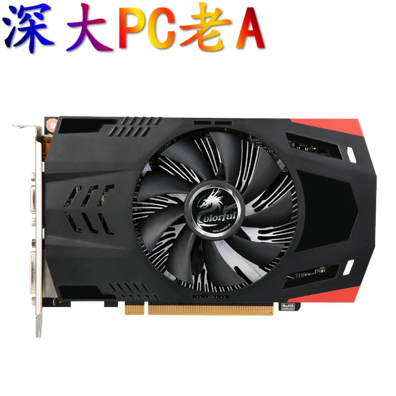  GT740 Colorfuly shark 2G -2GD5 game graphics replacement GTX650 