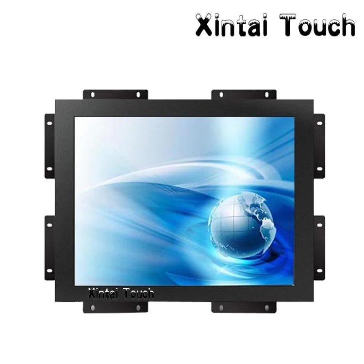 

Factory hot sale 12.1" open frame touch monitor 4-wire Resistive 12.1 inch touch screen computer monitor with Slim Metal Case