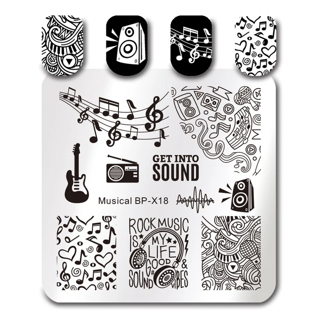 music note template