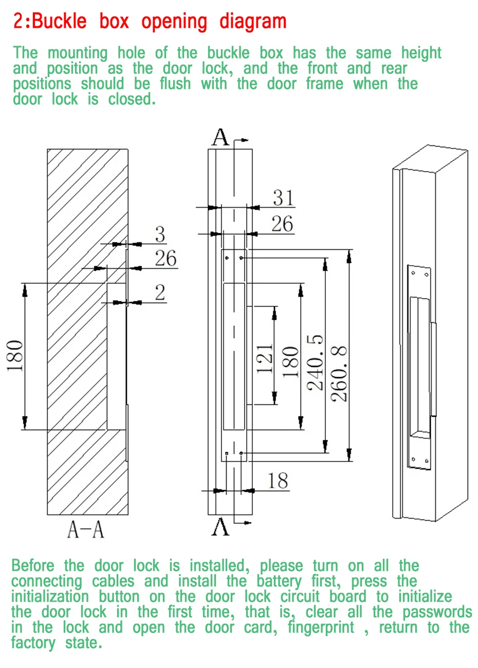 Pengbo Biometric Electronic Door Lock Smart Fingerprint