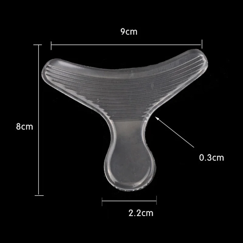 Self-Adhesive Silicone Gel Heel Cushion Rearfoot Invisible Silica Gel Stickers Foot Care Shoe Pads Shoe Insoles For Shoes HG-003