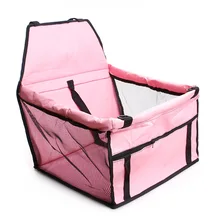 CAMMITEVER Складная переноска для домашних животных, собак, кошек, автомобильное сиденье, безопасная дорожная переноска, сумка для щенков, дышащая сетка, двусторонняя сумка, внутренняя Тяговая веревка