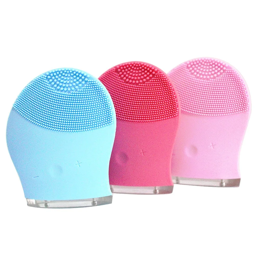 Rechargeable Silicone Electric Facial Cleansing Brush Face Cleaner