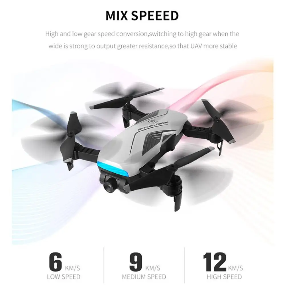 

LH-X41FB Optical Flow Dual Lens Drone Four Axis Drone Gesture Recognition Camera RC Drone with 3 Batteries and Remote Control