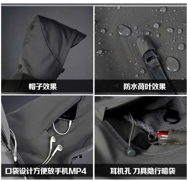 Высокое качество скрытень Акула кожа мягкая оболочка TAD V 5,0 Военная тактическая куртка водонепроницаемая ветрозащитная армейская куртка-бомбер одежда