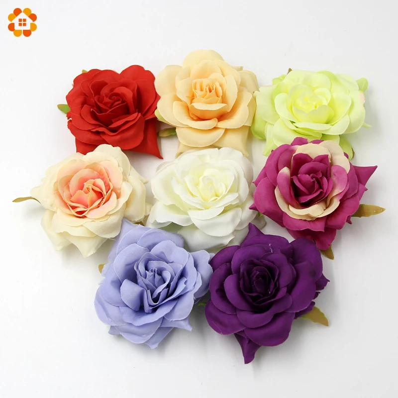 10 шт. искусственные шелковые розы сделай сам|flower shower head|flower arrangements wedding centerpieceshead |
