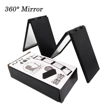 

IMMETEE 360 Degrees Mirror For Hair Care Product Accessories 4 panel Extendable Mirror Neutral Package