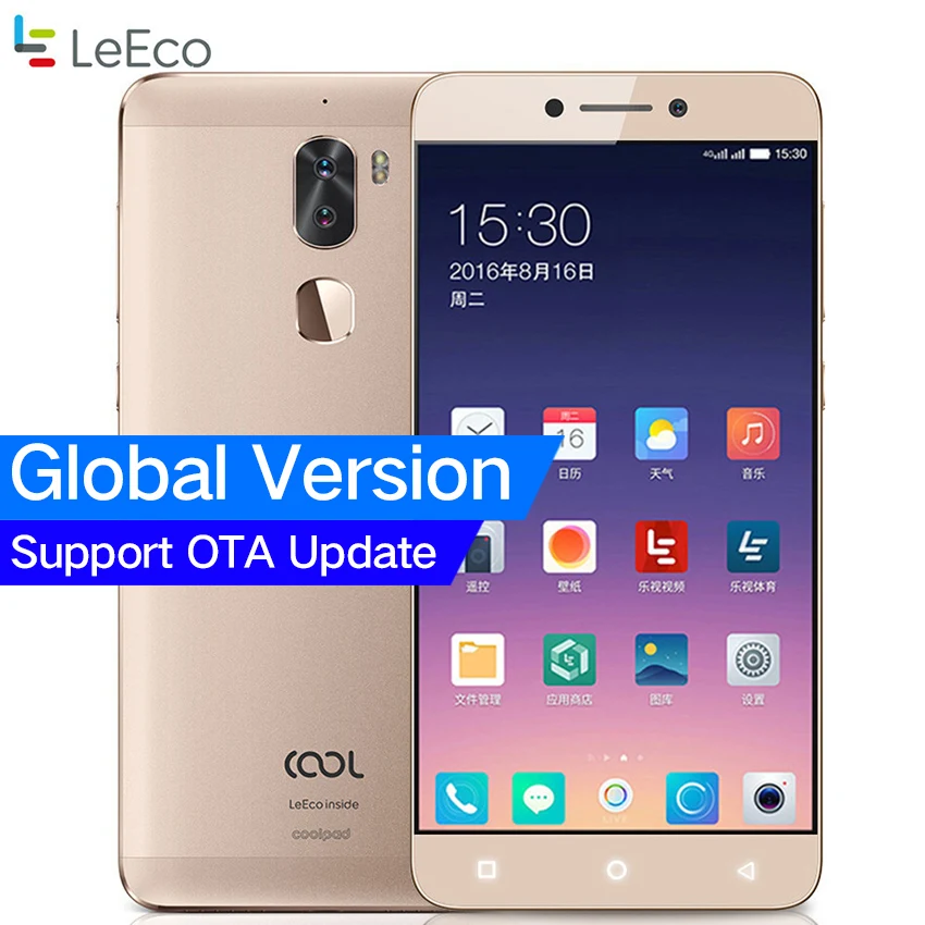 Global Version Original Leeco Cool 1 Dual Letv Coolpad Cool 1 3GB 4GB RAM 32GB Snapdragon