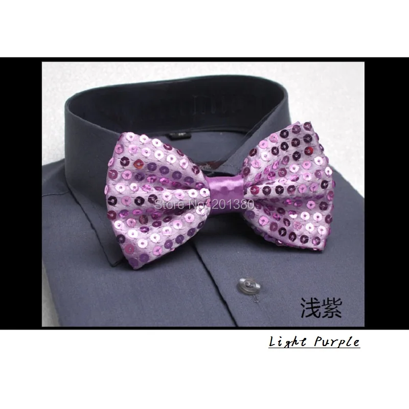 2019 блесток Твердые цветной галстук-бабочка для мужчин толстые женщин Show Свадебная вечеринка галстук бабочка