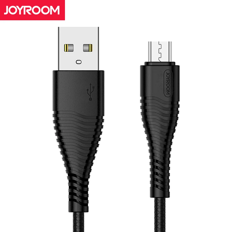 Joyroom 2A Micro USB телефонный кабель Быстрая зарядка+ передача данных Android зарядный кабель для Xiaomi Honor Meizu 1 м прочный кабель