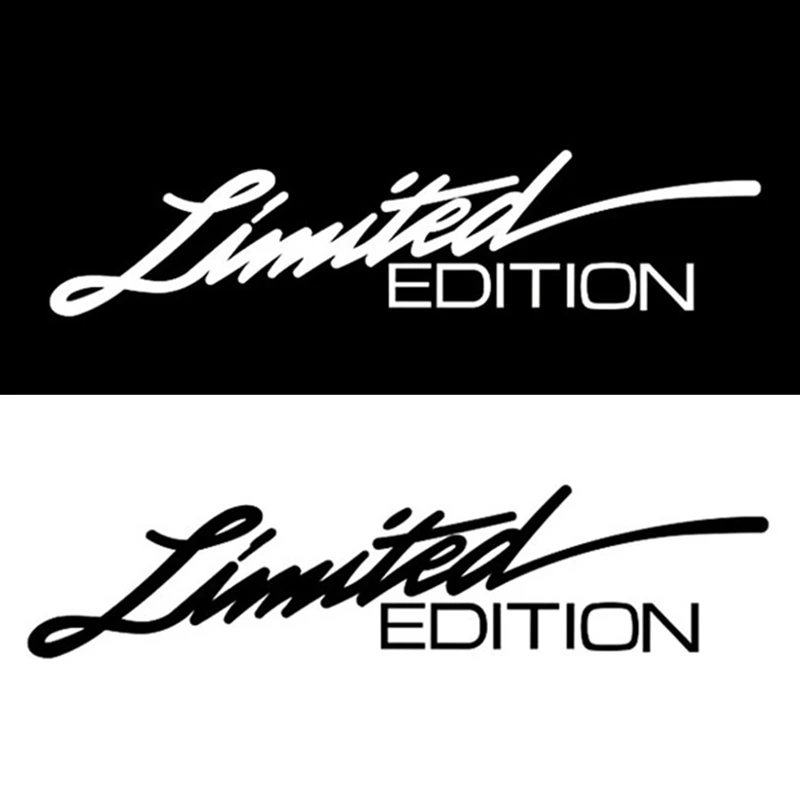 Car Sticker 3D 16CM*3.8CM LIMITED EDITION Creative Vinyl Sticker On Car Stickers And Decals Window Sticker Car-styling Decal