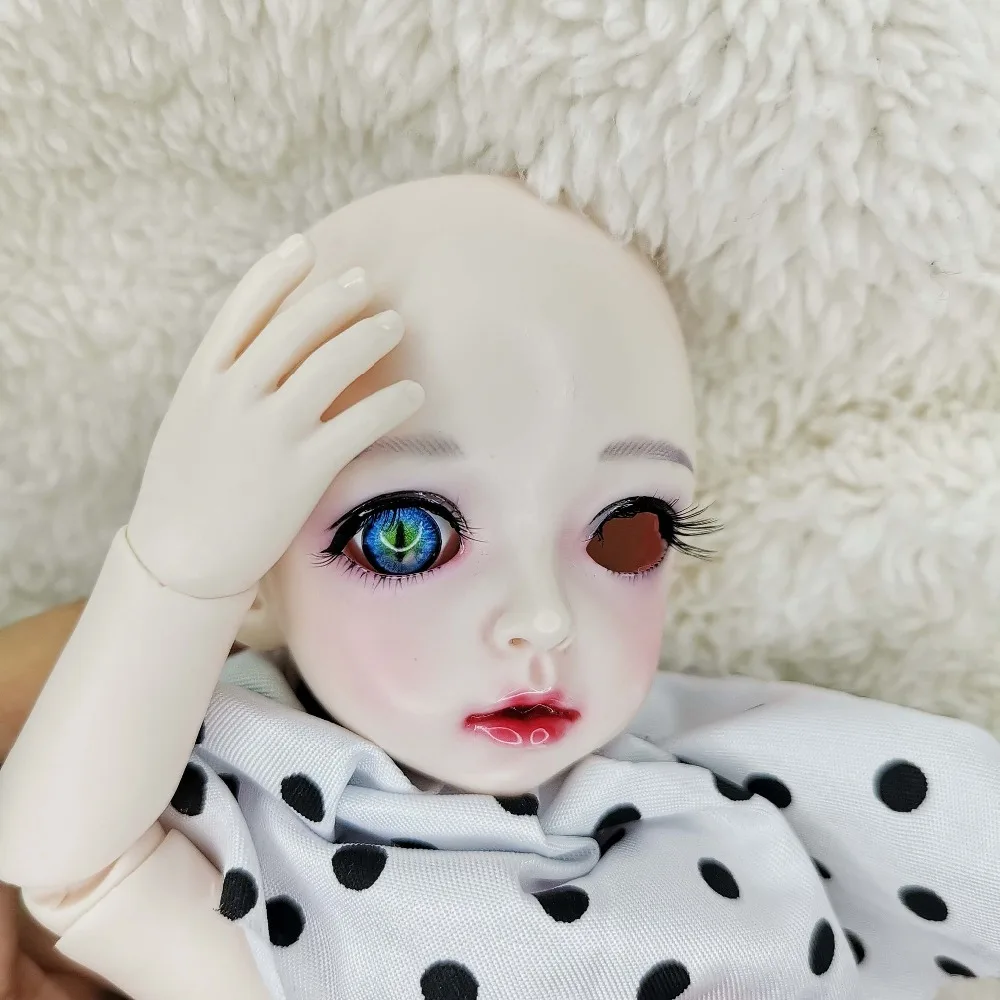 1 пара акриловые глаза BJD для самостоятельной сборки кошек с синими животными 12 мм