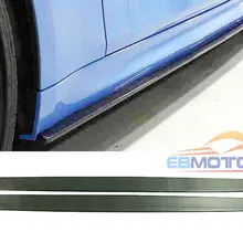 МП Стиль Реальные углеродного волокна сторона юбки тела Наборы фартук 1 пара для BMW F80 M3 4-дверный F82 M4 2-дверный 2014UP B367