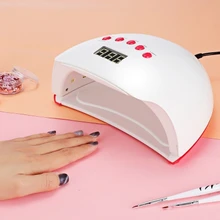 УФ-0148 49 Вт УФ светодиодный светильник гель для ногтей Маникюр Таймер безболезненная лупа лампа детектор движения