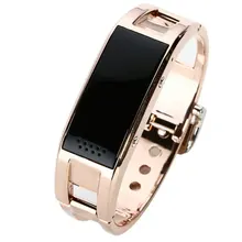 Best smart bluetooth hand ring metal thin pedometer electronic watch Men Wristwatches Boys Digital Steel Student Sports LED