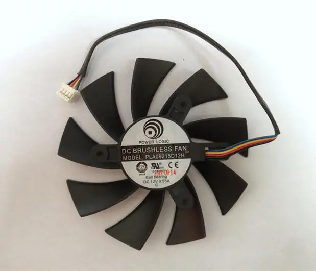 Powercolor pcs hd 7870 hd7870 видеокарта охлаждающий вентилятор пластина 09215d12h|graphics card cooling