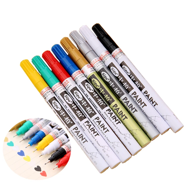 Sharpie Oil-Based Paint Markers, Medium Point - 5 / Pack -Assorted Colors