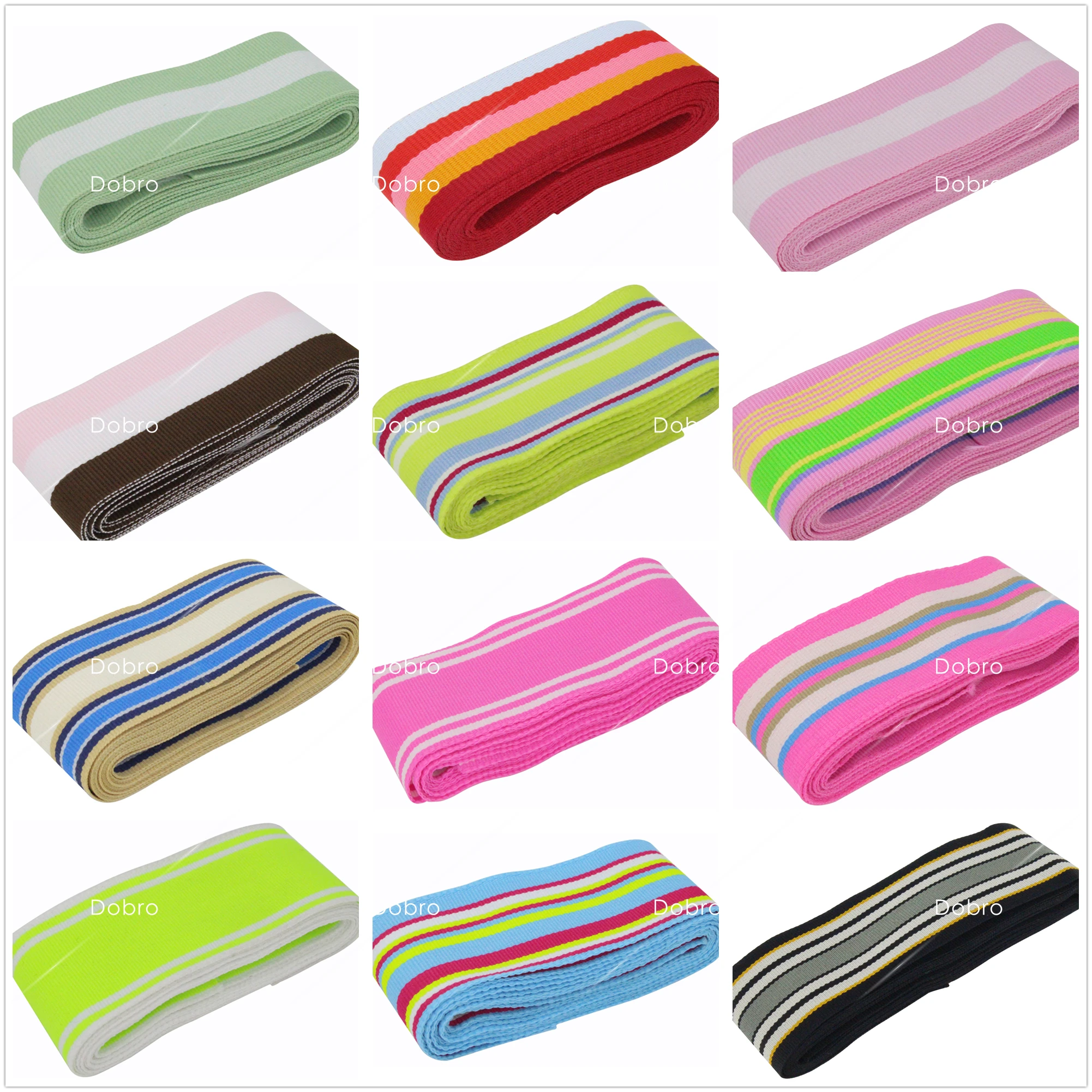

1-1/2" 38mm Stripe Grosgrain Ribbon Decorate SGR-38-6