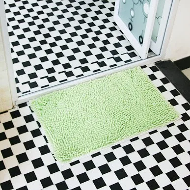 

Fashion Non-slip Mat Microfiber chenille bath mat rugs and carpets for living room bedroom floor mats bathroom door mat 60*43CM