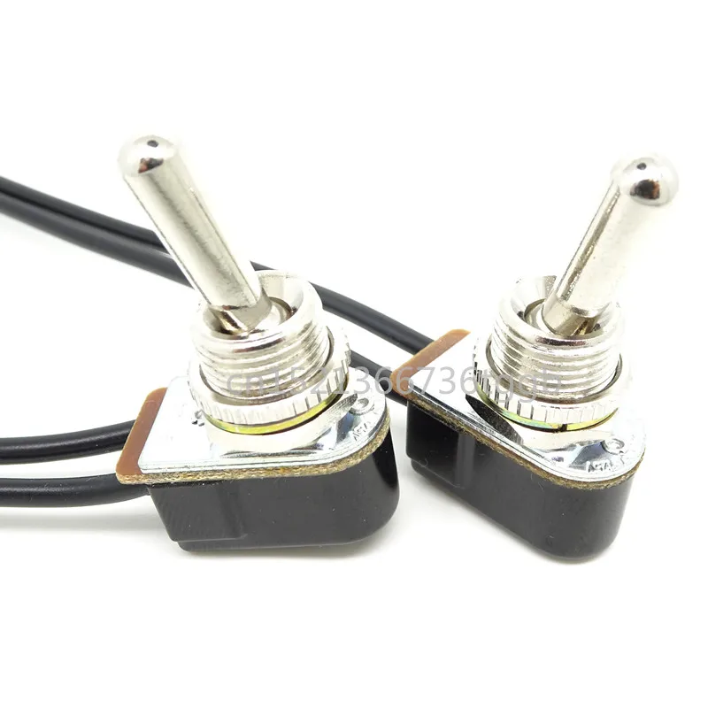 With line toggle switch Rocker arm Small handle Toggle switch 2nd ON