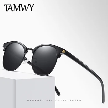 

TAMWY BRAND DESIGN New Cat Eye Sunglasses Women Fashion Small Polarized Sunglasses Metal Legs Shades UV400 T1926