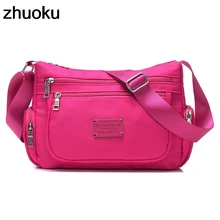 Nylon Beach Messenger Bag Girls Shoulder Bags Handbags Women Famous Brand Crossbody Bag Solid Bolsa Feminina