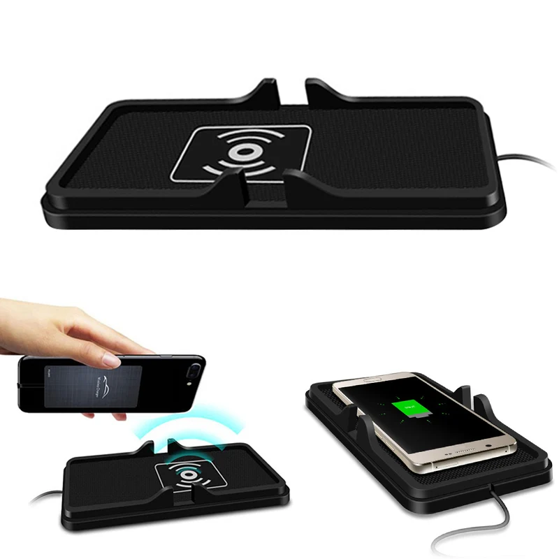 

C6 Car Wireless Charger Qi Wireless Smart Charging Pad 9 Protection Modes For iPhone X/8/Plus Samsung Galaxy S7/S6/Note5