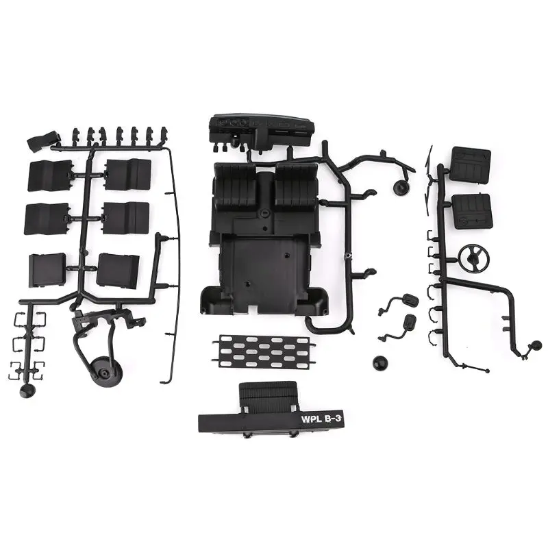 WPL B36 1:16 RC Car 2.4G 6WD Military Truck Rock Crawler Command Communication Vehicle Kit DIY Toys