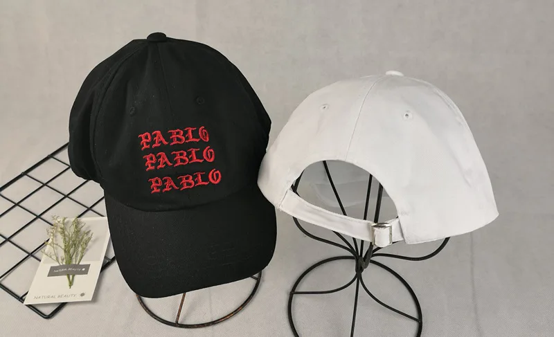 Women Men PABLO Cap Fashion Letter Embroidered Baseball Caps Unisex Solid Cotton Snapback Hat Male Female Hip Hop Hats CP0040 (10)