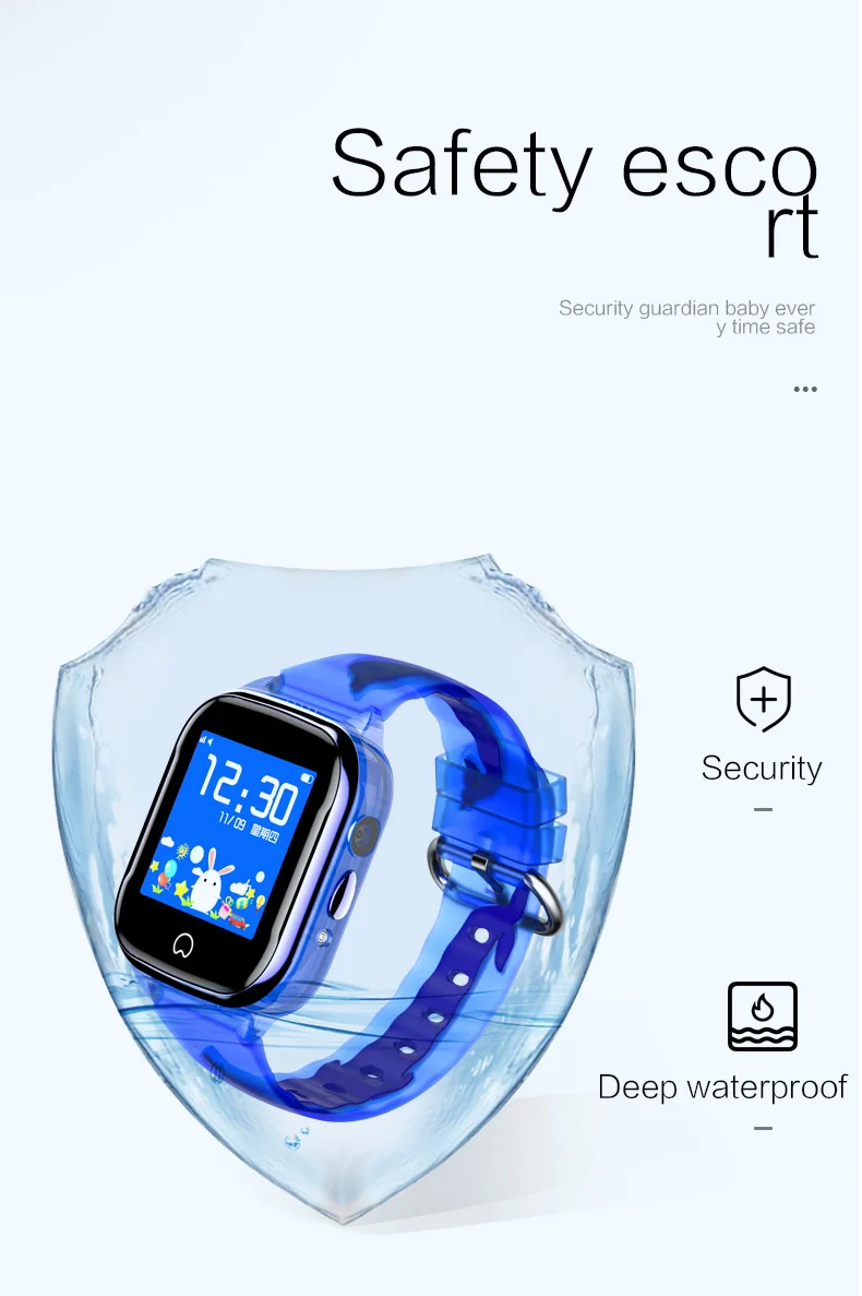 Детские умные часы gps Smartwatch IP67 водонепроницаемые умные часы дети анти-потеря Детские умные часы время Дети gps часы трекер
