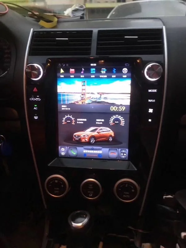 Автомобильный мультимедийный плеер &quotYOKOTRON" 10 1 "сенсорный Android 6 для Mazda 2003 2004