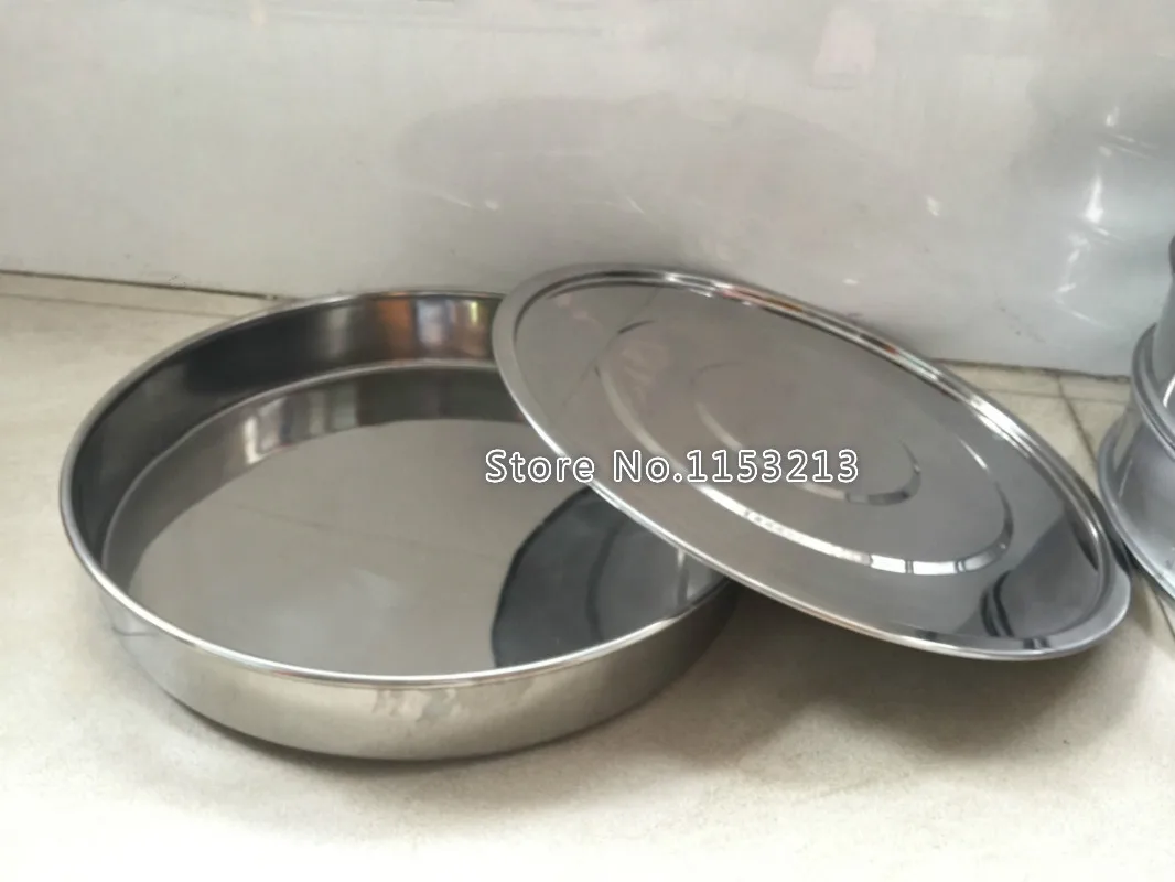 #^Special Price Lid And Bottom For Test Sieve Dia 40 cm 304 SUS Cover And Container For Laboratory Sampling Inspection Pharmacopeia Sieve #^Special Price Lid And Bottom For Test Sieve Dia 40 cm 304 SUS Cover And Container For Laboratory Sampling Inspection Pharmacopeia Sieve