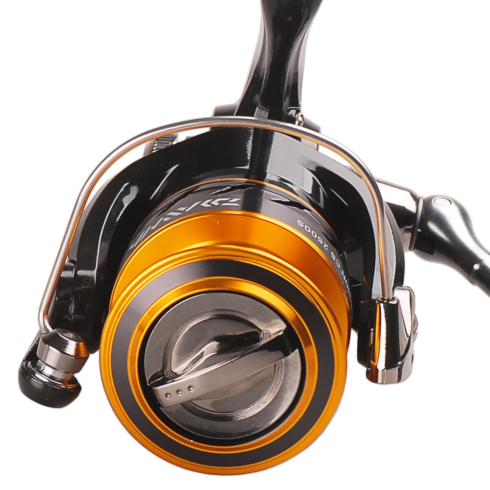 DAIWA Миссия CS 2000S 2500S 3000S 4000S спиннинговая Рыболовная катушка 4BB морской окунь кормушка для карпа переднее Тянущее колесо Moulinet Peche