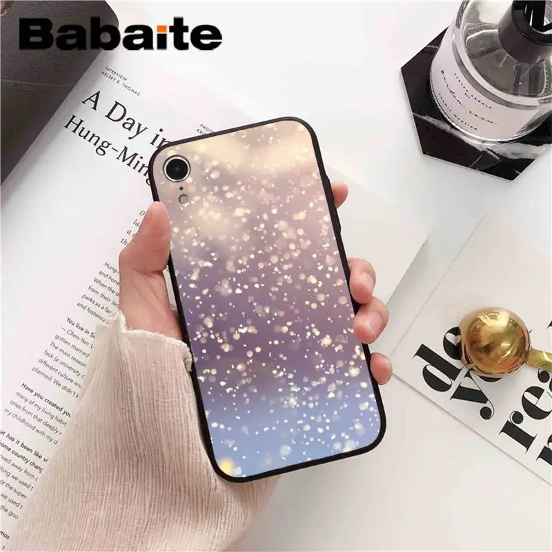 Babaite пейзаж зимний светильник Снег DIY печать PhoneCase для iPhone6S 6plus 7plus 8 8Plus X Xs MAX 5 5S XR 11 11pro 11promax - Цвет: A15