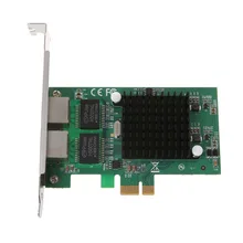 PCI-Express двухпортовый 10/100/1000 Мбит/с гигабитная Ethernet карта серверный адаптер NIC EXPI9402PT контроллер Intel 82571