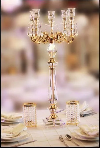 

High-end wedding crystal centerpiece, H90CM
