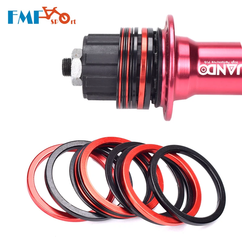 FMFXTR MTB الدراجة Freewheel محور جوانات سبائك الألومنيوم CNC دراجة BB محور ضبط غسالة 35*42 مللي متر 1/1. 5/2/2.5 مللي متر دراجة أجزاء