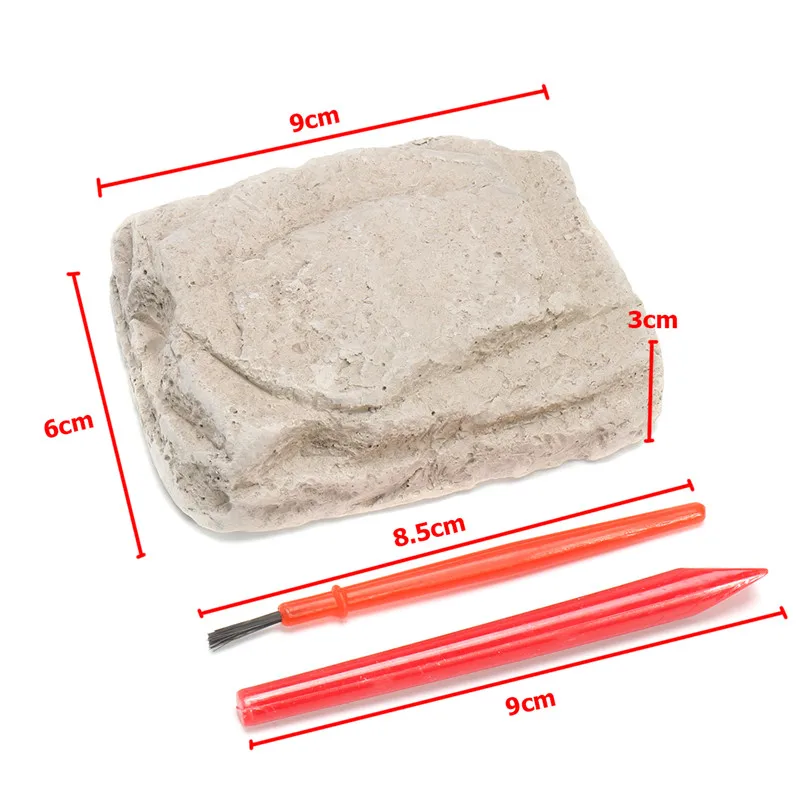 1 комплект 9,5x6,5x3,5 см динозавр набор "раскопки" моделирование археологии к тому, что для прокладки окаменелости игрушечной модели Детская обучающая игрушка