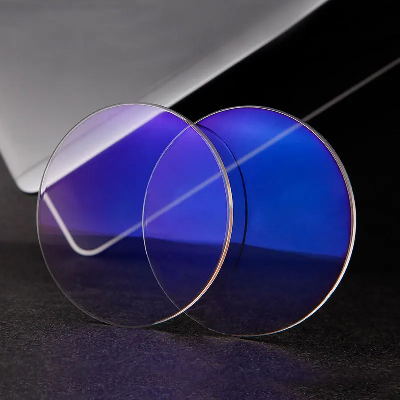 1.67 index Anti-Blue Ray Prescription Optical Eyeglass Spectacles Lenses 1 Pair Rx-able Lenses Free Assembly with Glasses Frame