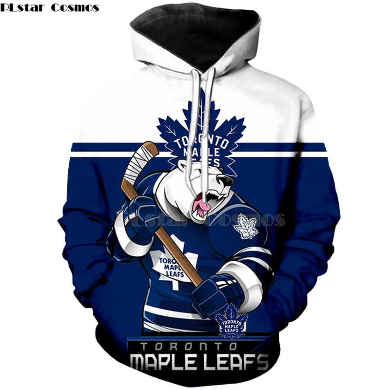 PLstar Cosmos North American hockey fashion cool pullover 3d hooded sweatshirt Toronto Maple Leafs Dropshipping Harajuku cool PLstar Cosmos North American hockey fashion cool pullover 3d hooded sweatshirt Toronto Maple Leafs Dropshipping Harajuku cool