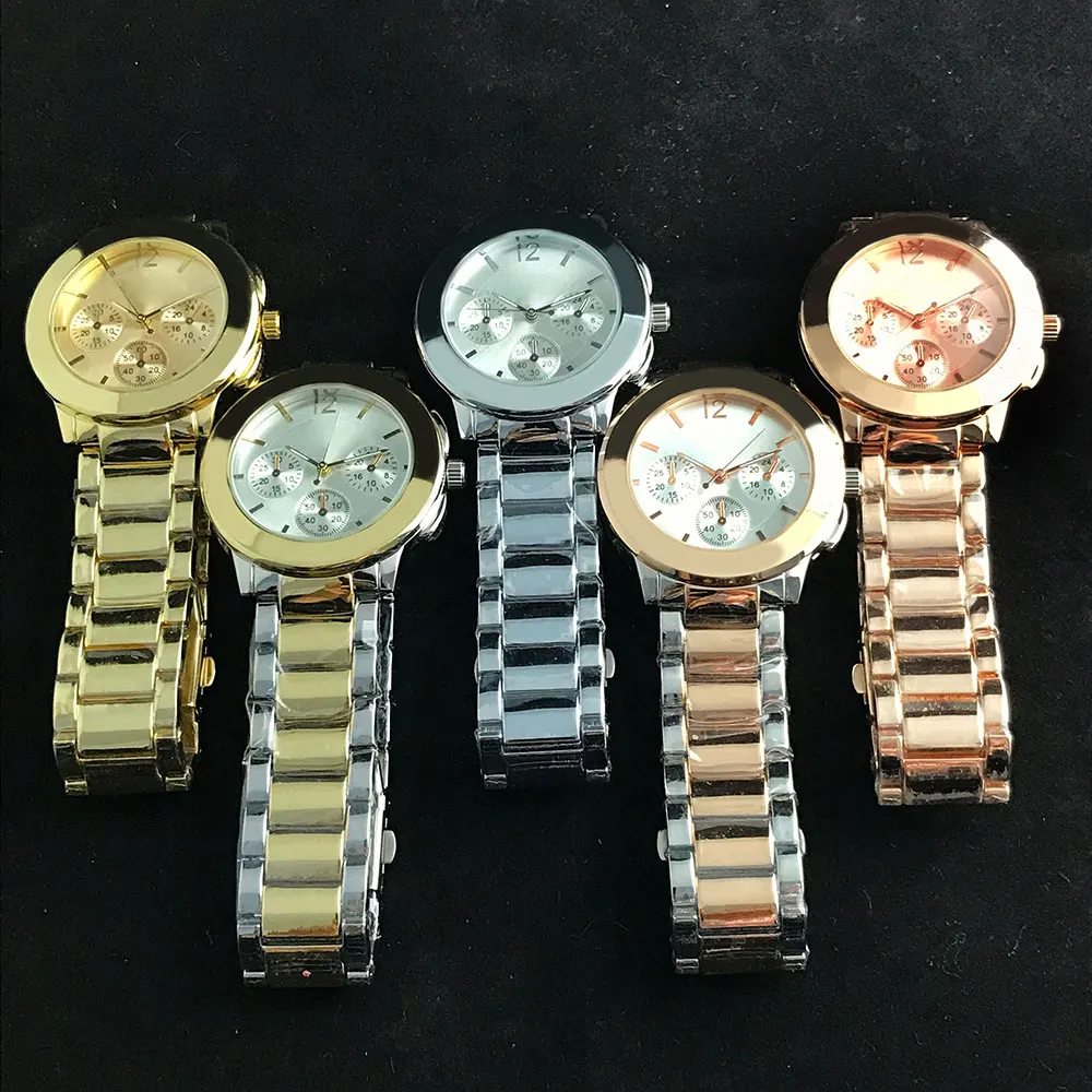 

CHAMSS Zinc Alloy Men's and Women's Couples Modern Exquisite Style Quartz Watch Luxury Brand Silver Color Rose Gold Selection