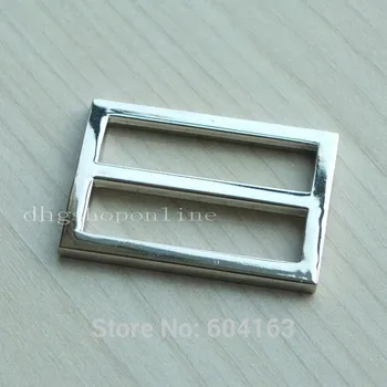 

100 Pcs 1" 25mm Adjustor Triglides Slides For Leather Strap Webbing Buckles Wholesale