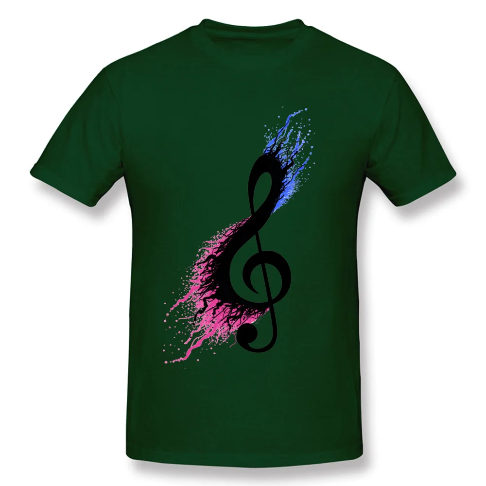 Music sign spill Group Summer 100% Cotton Fabric Crewneck Men Tees Printed On Tee-Shirts Brand New Short Sleeve Top T-shirts Music sign spill dark