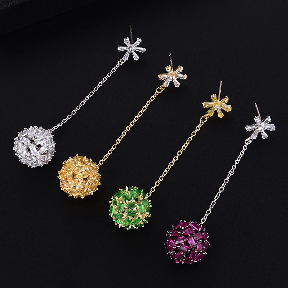 

missvikki Transparent Rhinestone Earrings For Women Bijoux Brincos Women's Valentine's Day Gift Romantic Sweet Accessories