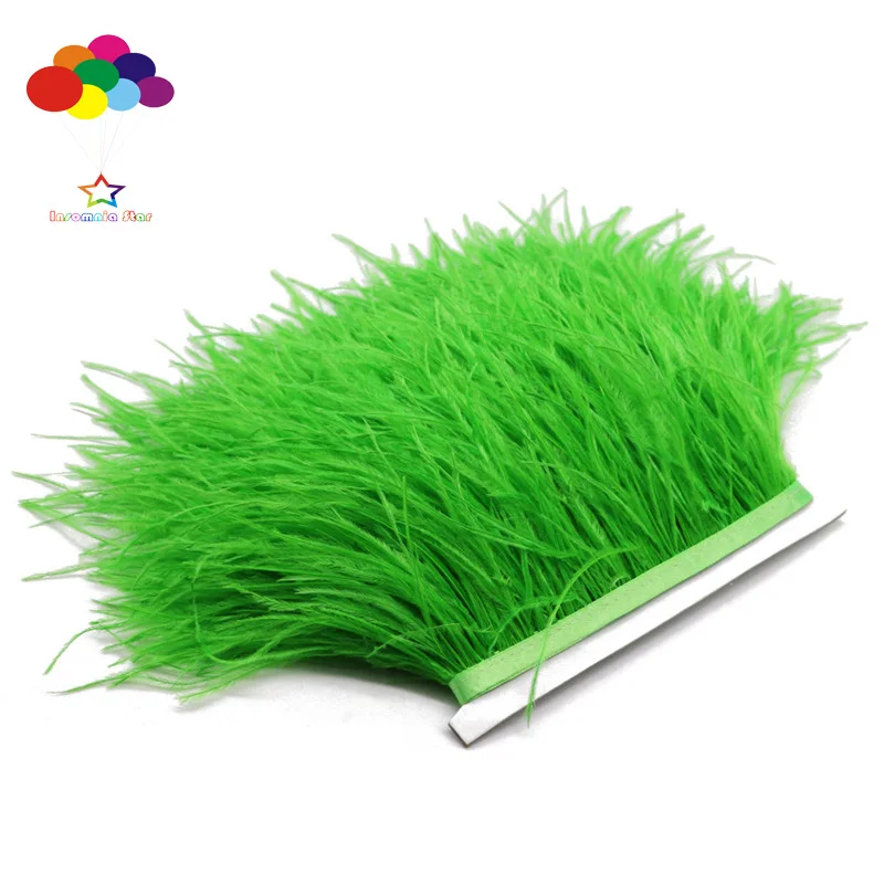 1//5//10 Meters Light Brown Ostrich Feather Cloth Trims 3.15-6Inch//8-15Cm Carnival