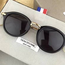 Винтажные Круглые Солнцезащитные очки для мужчин и женщин, высокое качество, солнцезащитные очки, поляризационные Zonnebril Mannen Dames, чехол