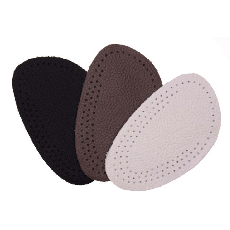 1 Pair Foot Wear Half Yards Before Cowhide Leather Rearfoot Stickers Insole High Heel Cushion Pad Protector Liner Anti-Foaming