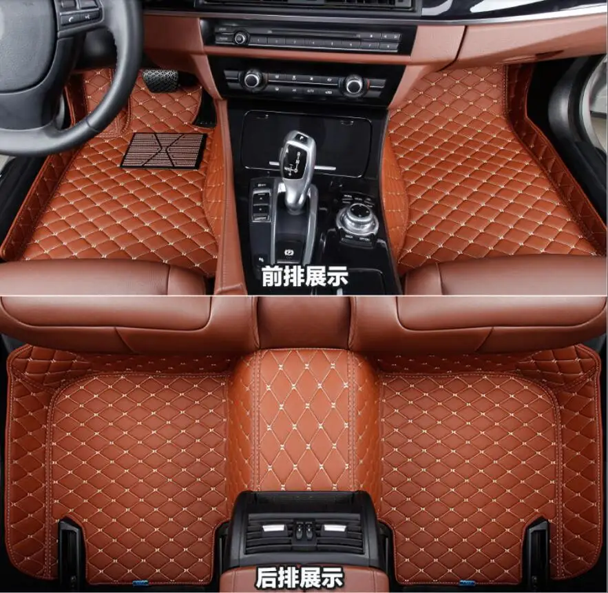 

For BMW X5 E70 3 rows 7 Seats 2008 2009 2010 2011 2012 2013 Right Left Hand Drive Black Front &Rear Floor Mat Carpets Pad cover