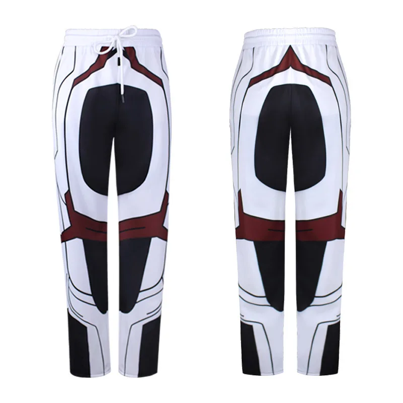 Costumes Avengers Endgame Quantum Realm Cosplay Sweatshirt Hoodie pants Tech Hooded Superhero America Captain Marvel Zipper